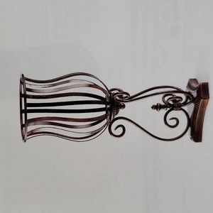 Celebrating Home Ventura Urn Candle Holder New. Metal swirls